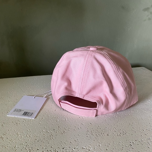 GANNI Light Pink Baseball Hat NWT - Picture 6 of 9